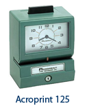 Acroprint-125 Time Clock