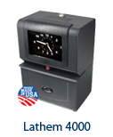Lathem 4000 Time Clock