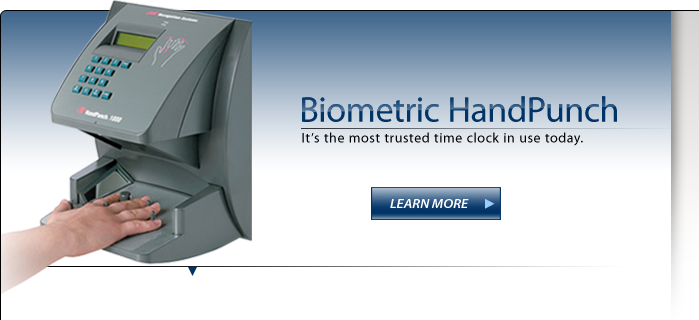 Biometric HandPunch Time and Attendance System